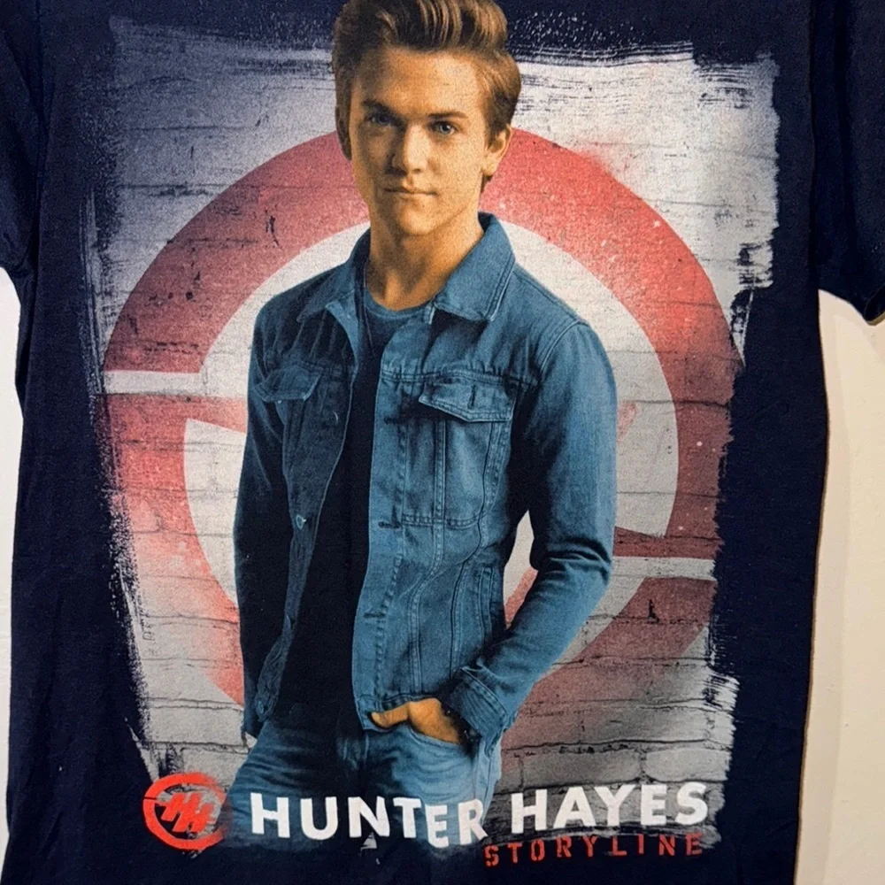 Hunter Hayes Storyline Men’s Size Small T-Shirt - Navy